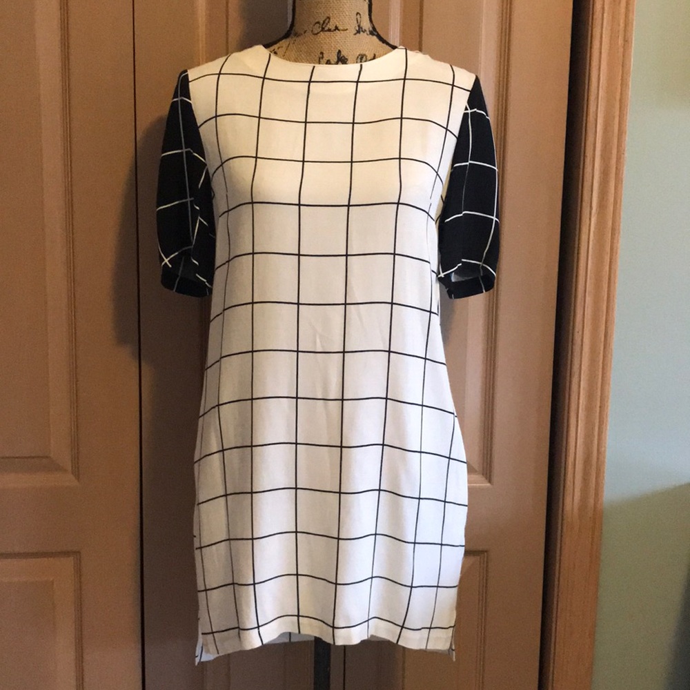 TOPSHOP Checkered Shirt/Dress/Tunic